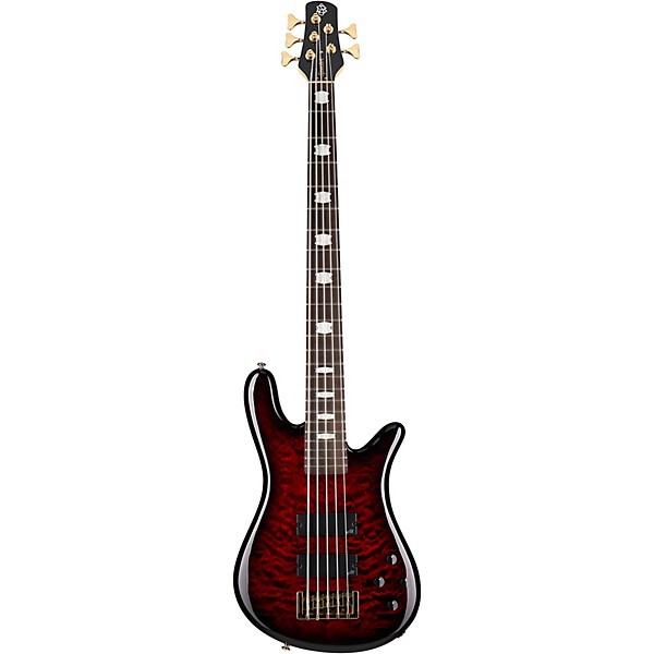 Spector Icon NS-5 Bolt-On 5-String Electric Bass Black Cherry Gloss