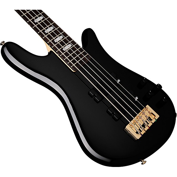 Spector Icon NS-5 Bolt-On 5-String Electric Bass Black Gloss