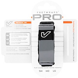 Gruv Gear FretWraps Pro String Muters 1 Pack Grey Small