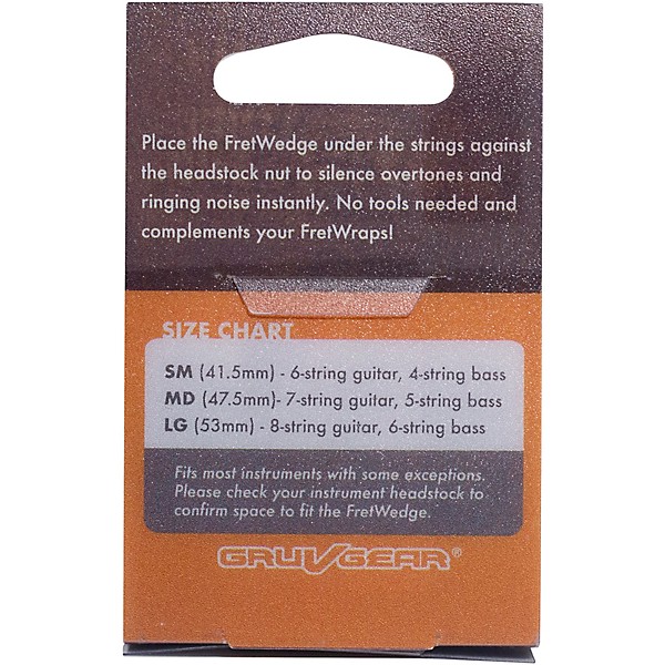 Gruv Gear FretWedge Headstock Dampener 2 Pack Large