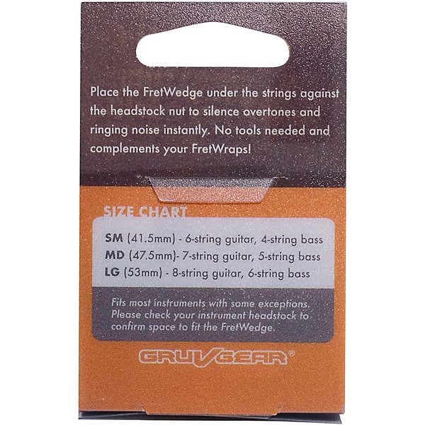 Gruv Gear FretWedge Headstock Dampener 2 Pack Medium