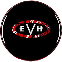 EVH Logo Barstool - Red, Black and White Stripes