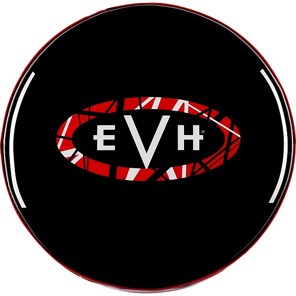EVH Logo Barstool - Red, Black and White Stripes