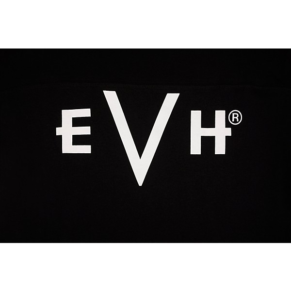 EVH Varsity T-Shirt - Black, - Large Black