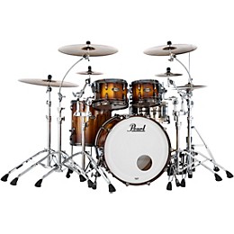Pearl Masters Maple Gum 4 Piece Shell Pack Saman Burst