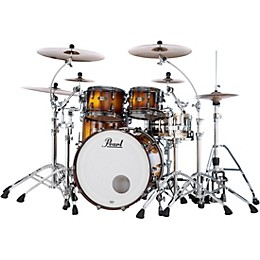 Pearl Masters Maple Gum 4 Piece Shell Pack Saman Burst