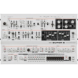 UDO Audio Super 6 Desktop Polyphonic Analog Synthesizer - White
