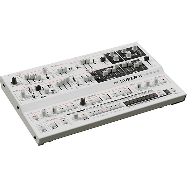 UDO Audio Super 6 Desktop Polyphonic Analog Synthesizer - White