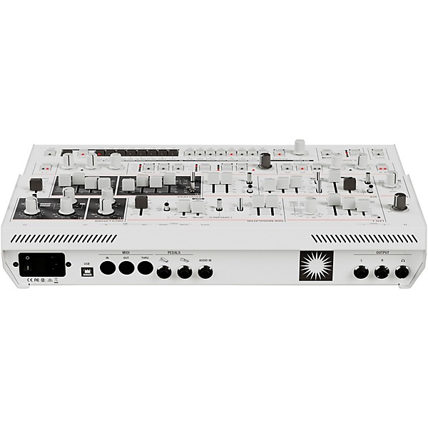 UDO Audio Super 6 Desktop Polyphonic Analog Synthesizer - White