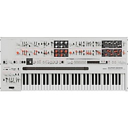 UDO Audio Super Gemini Polyphonic Hybrid Keyboard Synthesizer - White