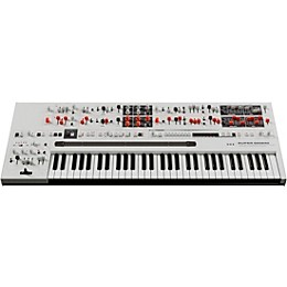 UDO Audio Super Gemini Polyphonic Hybrid Keyboard Synthesizer - White