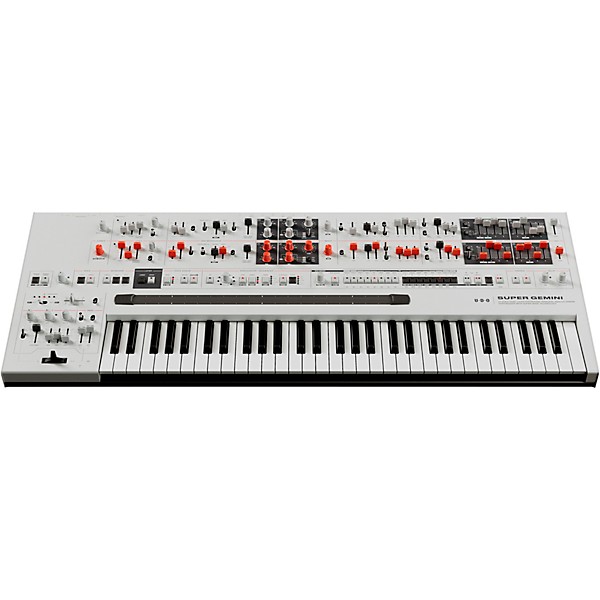 UDO Audio Super Gemini Polyphonic Hybrid Keyboard Synthesizer - White