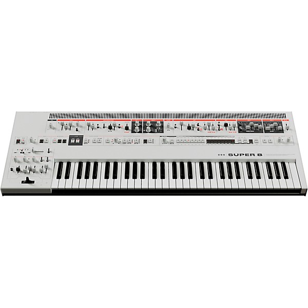 UDO Audio Super 8 Polyphonic Hybrid Keyboard Synthesizer - White