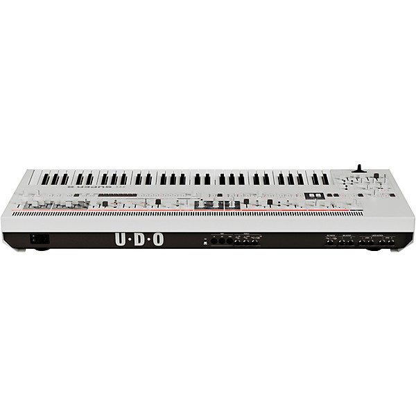 UDO Audio Super 8 Polyphonic Hybrid Keyboard Synthesizer - White