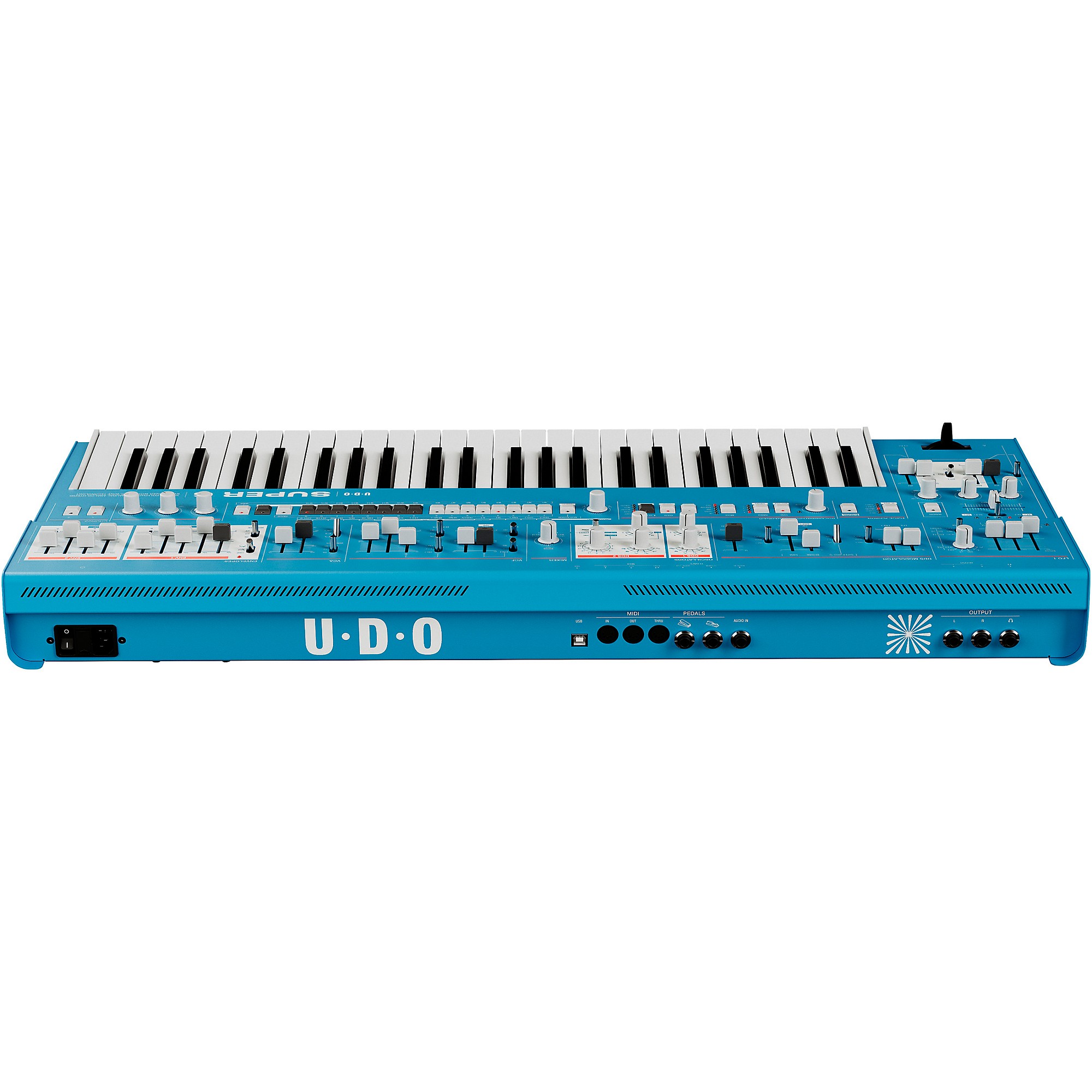UDO Audio Super 6 Polyphonic Analog Synthesizer - Blue | Guitar Center