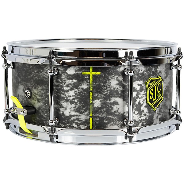 SJC Drums Kevin Kaine Signature SUFFOCATE Cast Aluminum Snare Drum 13 x 6 in.