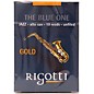 Rigotti Alto Saxophone Reed, Gold Jazz Cut 3 Strong 10 Pack thumbnail