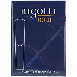 Rigotti Bb Clarinet Reed, Gold Classic Cut 3.5 Light 10 Pack