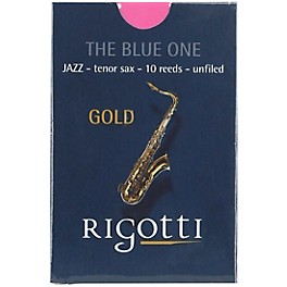 Rigotti Rigotti Tenor Saxophone Reed, Gold Jazz Cut 2.5 Medium 10 Pack