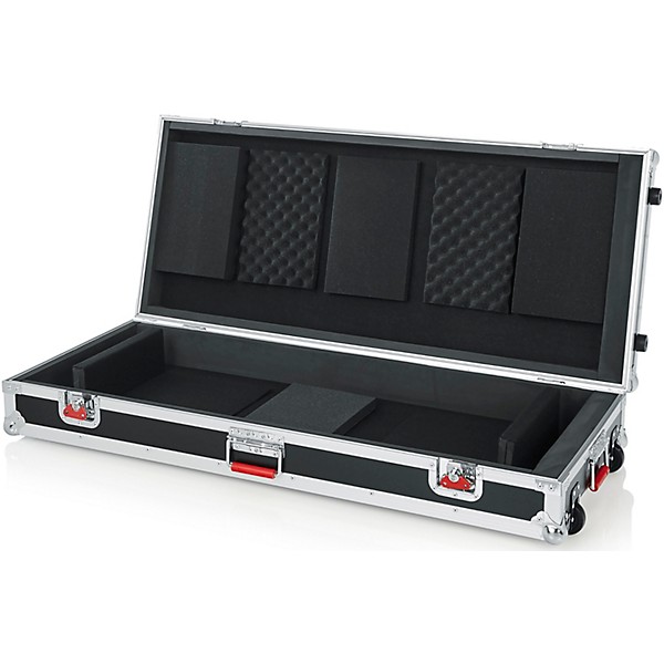 Gator G-TOUR 61V2 61-Key Keyboard Road Case With Wheels Black