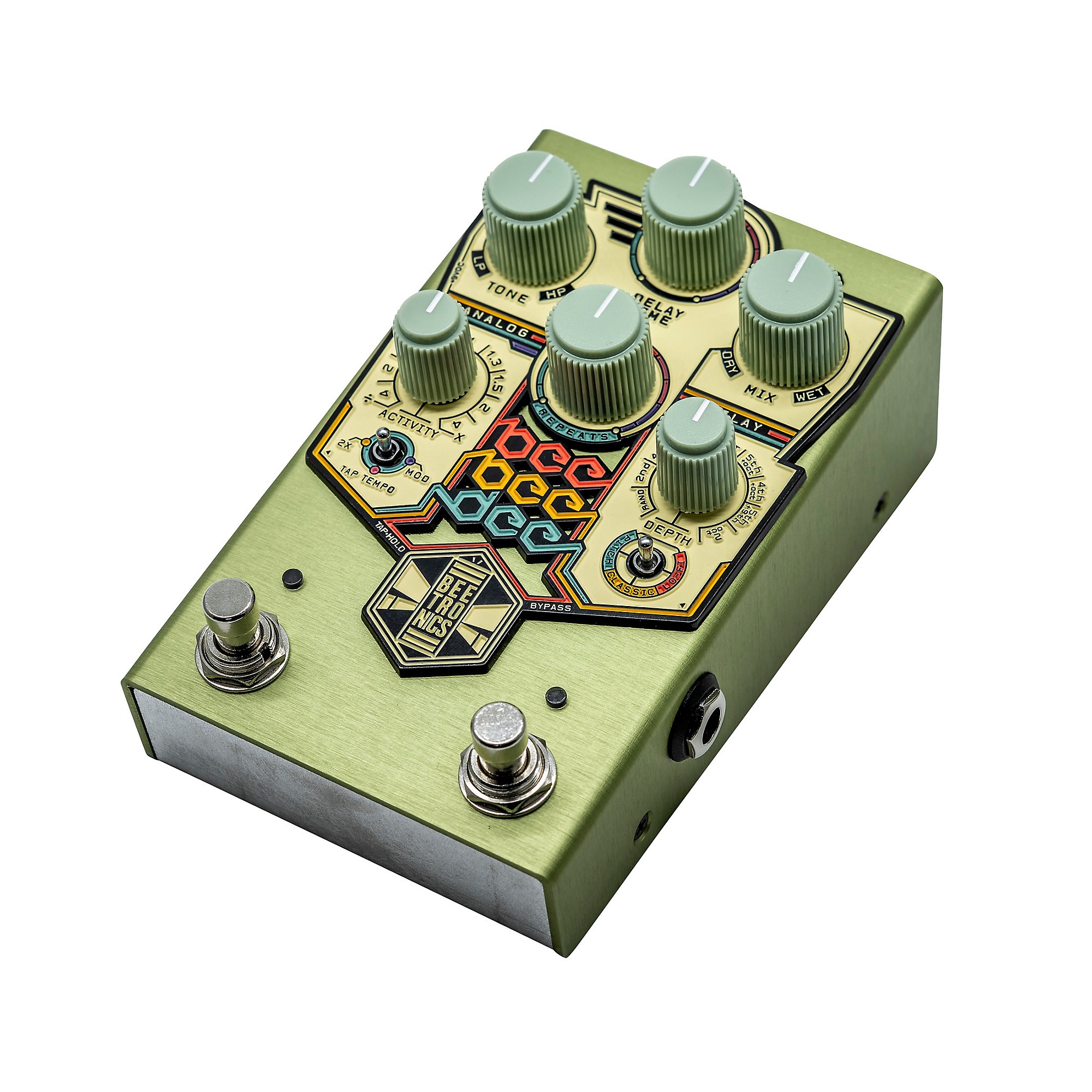 Beetronics FX BeeBeeDee Analog Delay Pedal - Green | Guitar Center