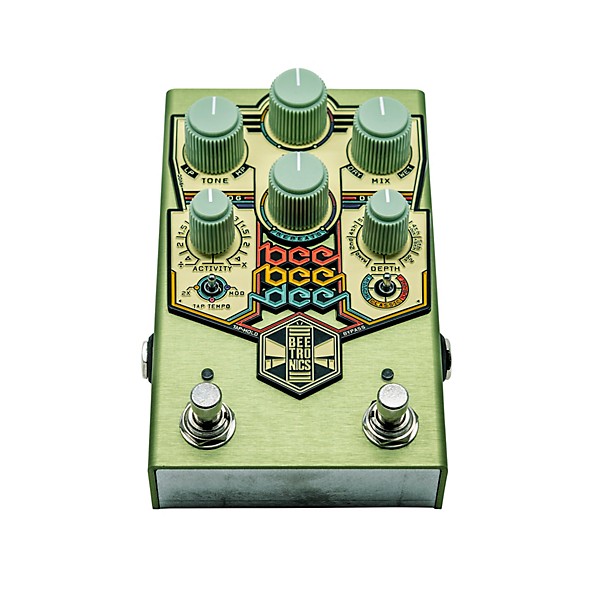 Beetronics FX BeeBeeDee Analog Delay Effects Pedal Green