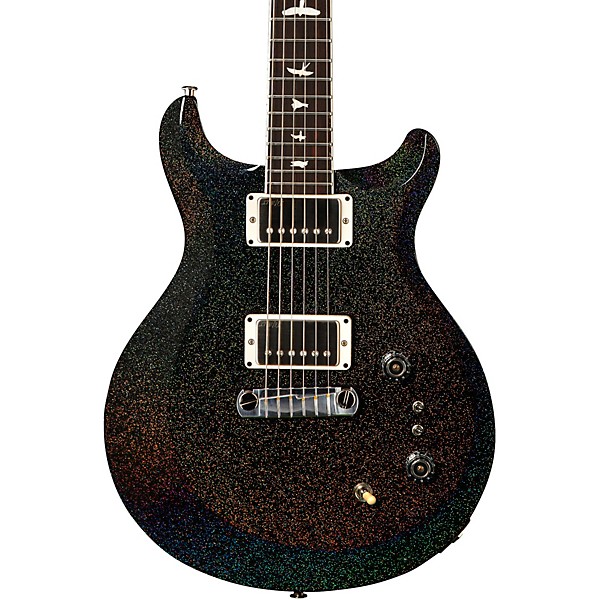 PRS S2 Mira 594 Electric Guitar Black Rainbow Holoflake