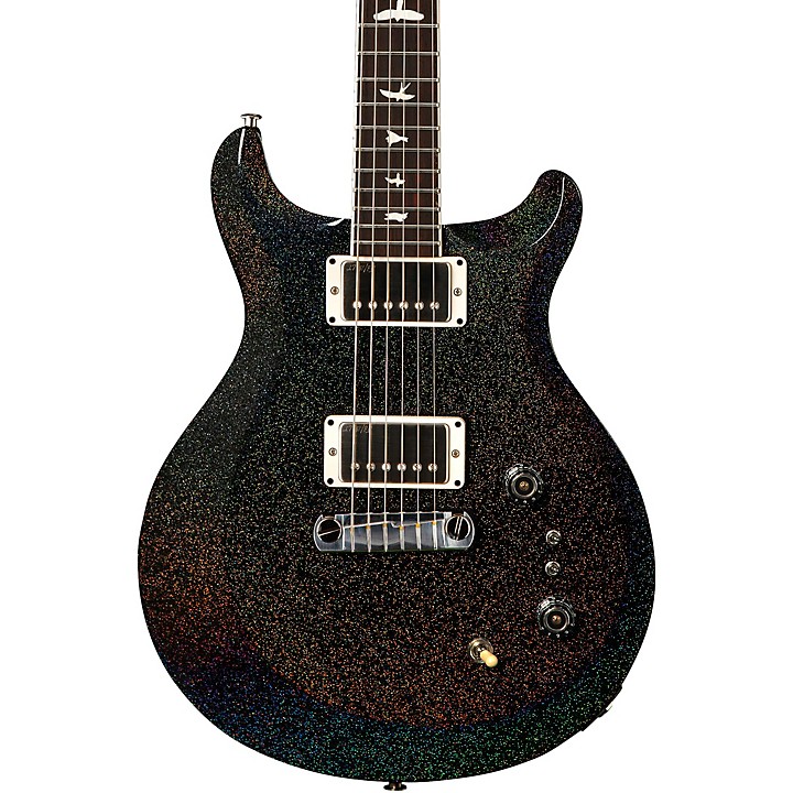 PRS S2 Mira 594 Electric Guitar Black Rainbow Holoflake | Guitar