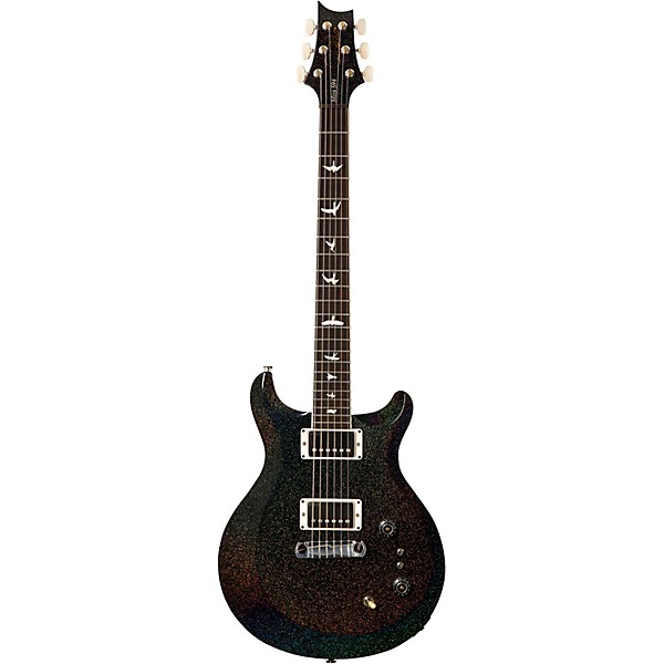 PRS S2 Mira 594 Electric Guitar Black Rainbow Holoflake