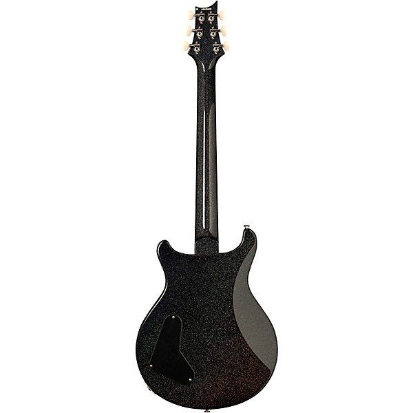 PRS S2 Mira 594 Electric Guitar Black Rainbow Holoflake
