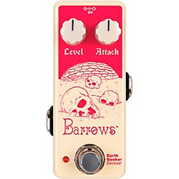EarthQuaker Devices Barrows Fuzz Attacker Effects Pedal Cream and Pink