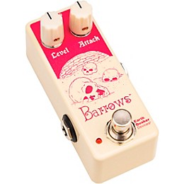 EarthQuaker Devices Barrows Fuzz Attacker Effects Pedal Cream and Pink