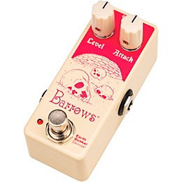 EarthQuaker Devices Barrows Fuzz Attacker Effects Pedal Cream and Pink