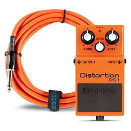 BOSS DS-1 Distortion Pedal Color Kit With Cable - Orange