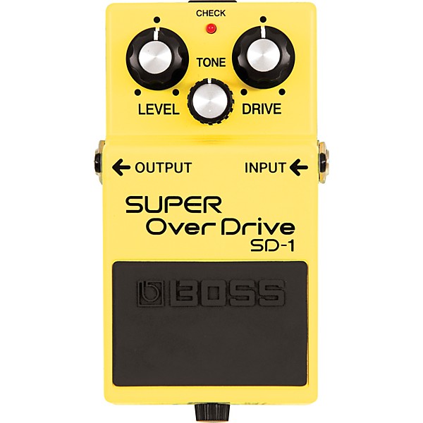 BOSS SD-1 Super Overdrive Pedal Color Kit With Cable - Yellow