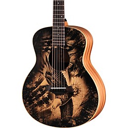 Taylor Guitars 4 Vets GS Mini Americana Special-Edition Acoustic Guitar Custom Graphic