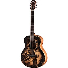 Taylor Guitars 4 Vets GS Mini Americana Special-Edition Acoustic Guitar Custom Graphic