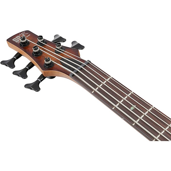 Ibanez SR505A 5-String Electric Bass Guitar - Mahogany Brown Burst Low Gloss