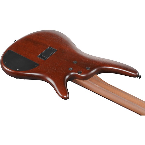 Ibanez SR505AL 5-String Left-Handed Electric Bass Guitar - Mahogany Brown Burst Low Gloss