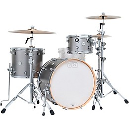 DW Design Series 3-Piece Shell Pack - Titanium Satin Lacquer