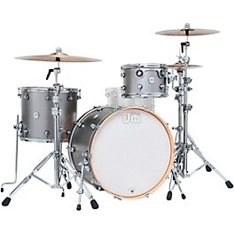 DW Design Series 3-Piece Shell Pack - Titanium Satin Lacquer