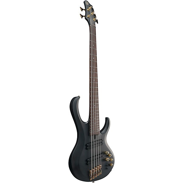 Ibanez Bass Workshop BTB605LM 5-String Electric Bass Guitar - Black Flat