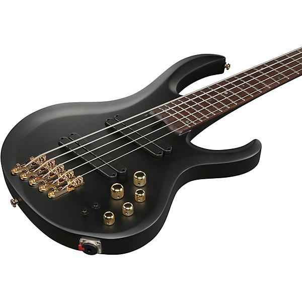 Ibanez Bass Workshop BTB605LM 5-String Electric Bass Guitar - Black Flat