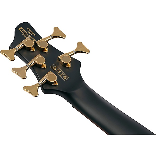 Ibanez Bass Workshop BTB605LM 5-String Electric Bass Guitar - Black Flat