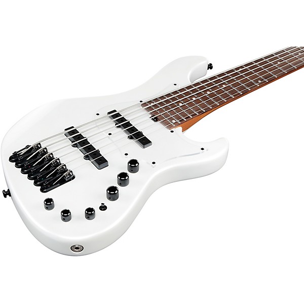 Ibanez MDM1006 6-String Electric Bass Guitar - Pearl White
