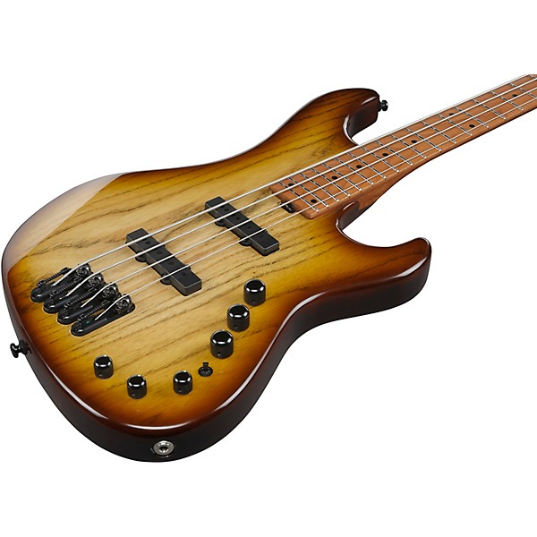Ibanez MDM1300 Electric Bass Guitar - Natural Stained Amber Burst