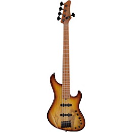 Ibanez MDM1305 5-String Electric Bass Guitar - Natural Stained Amber Burst