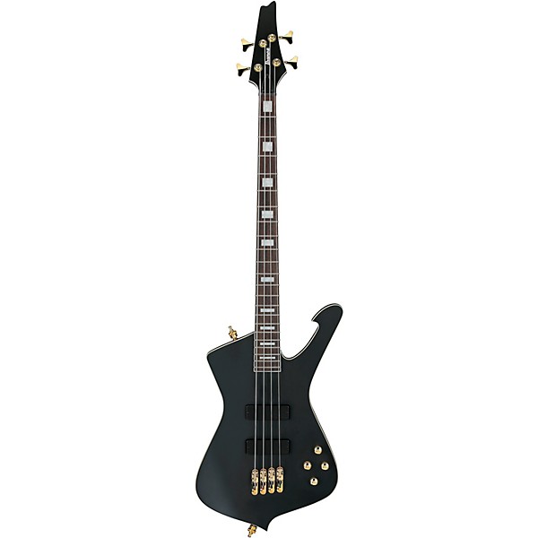 Ibanez Iceman ICB620 Electric Bass Guitar - Black Flat