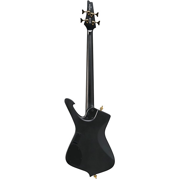 Ibanez Iceman ICB620 Electric Bass Guitar - Black Flat