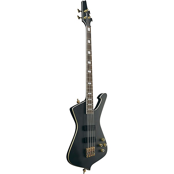 Ibanez Iceman ICB620 Electric Bass Guitar - Black Flat